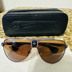 Chrome Hearts Double “D” 1 Aviator Sunglasses – RARE